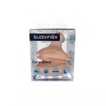 SUAVINEX TETINA ANTICOLICO SILICONA T.L 2U