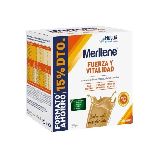 MERITENE PACK CAFE DESCAFEINADO 30...