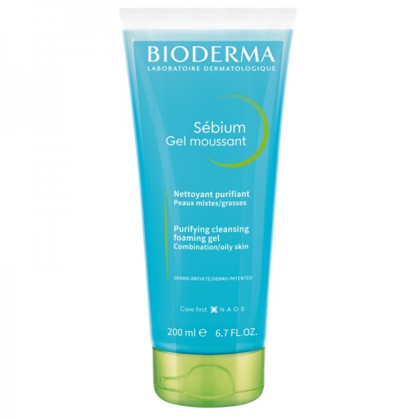 BIODERMA SEBIUM GEL MOUSSANT 200ML.