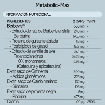 IVB Metabolic-max 60 cápsulas